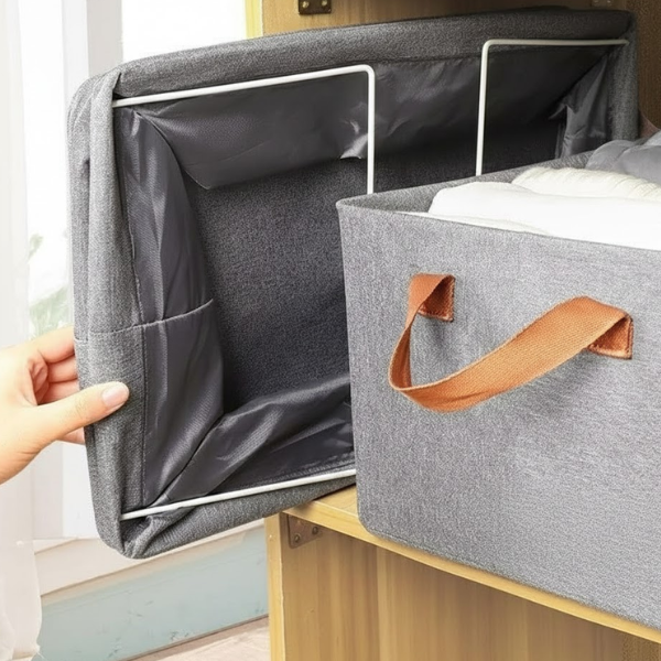 Multifunctionele Kast Organizer Bins Handgrepen Stapelbare Kleding Opbergen Jeans T-Shirts Sokken-Jeans Organizer-DeWoonVallei-DeWoonVallei