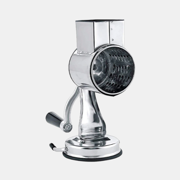 Multifunctionele Keuken Roterende Rasp Snijder Shredder met 5 RVS Messen-Multi-Functional Kitchen Rotary Food Grater/Shredder/Slicer-DeWoonVallei-DeWoonVallei