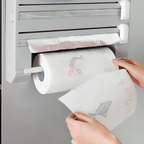 Multifunctionele Keukenpapier- Folie- en Wrapdispenser met Snijder-Wrap Cutter-DeWoonVallei-DeWoonVallei