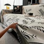 Natuur Chenille Sofahoes - Luxe Textuur & Rustige Woonkamerstijl-Home & Garden-DeWoonVallei-Zwart-180x260cm-DeWoonVallei