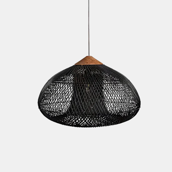Natuurlijke Rotan Hanglamp Handgeweven Boho Plafondlamp voor Warme Sfeerverlichting-Ceiling Lamp-DeWoonVallei-DeWoonVallei