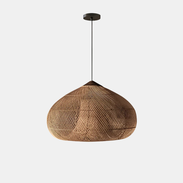 Natuurlijke Rotan Hanglamp Handgeweven Boho Plafondlamp voor Warme Sfeerverlichting-Ceiling Lamp-DeWoonVallei-DeWoonVallei