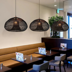 Natuurlijke Rotan Hanglamp Handgeweven Boho Plafondlamp voor Warme Sfeerverlichting-Ceiling Lamp-DeWoonVallei-DeWoonVallei