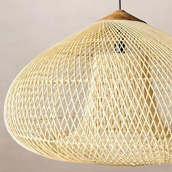 Natuurlijke Rotan Hanglamp Handgeweven Boho Plafondlamp voor Warme Sfeerverlichting-Ceiling Lamp-DeWoonVallei-DeWoonVallei