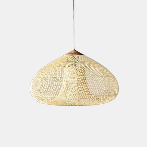 Natuurlijke Rotan Hanglamp Handgeweven Boho Plafondlamp voor Warme Sfeerverlichting-Ceiling Lamp-DeWoonVallei-DeWoonVallei