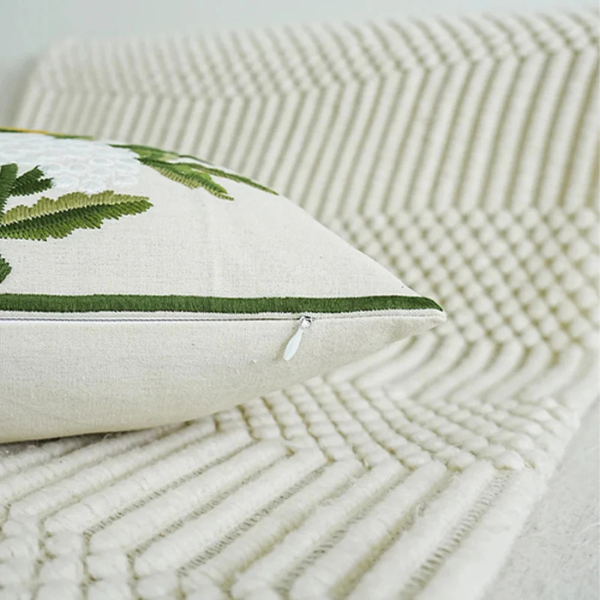 Natuurlijke Textuur Kussenhoes Zacht Organisch Design voor een Rustig Modern Interieur-Cushion Cover-DeWoonVallei-DeWoonVallei