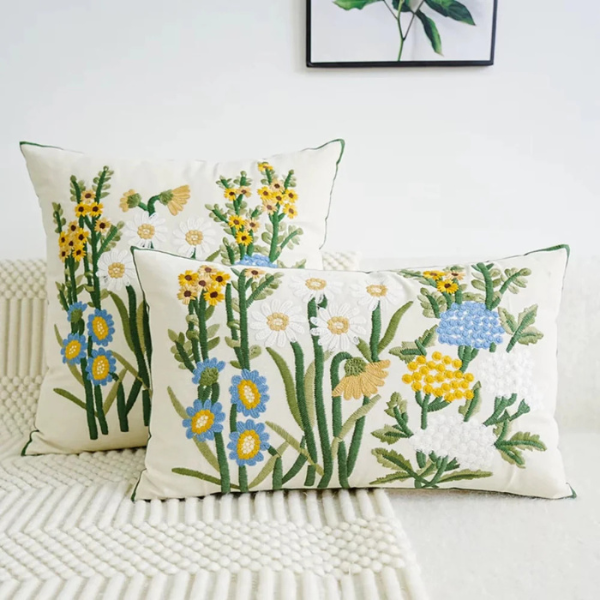 Natuurlijke Textuur Kussenhoes Zacht Organisch Design voor een Rustig Modern Interieur-Cushion Cover-DeWoonVallei-DeWoonVallei