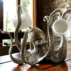 Nautische Octopus Mokhouder Rustieke Keuken Organizer & Decor-Lamps-DeWoonVallei-DeWoonVallei