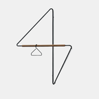 Nieuwe Moderne Geometrische Kapstok voor Jassen en Huisorganisatie-Hangers in clothing-DeWoonVallei-40x50 cm-DeWoonVallei