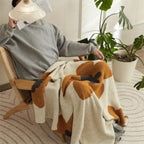 Noordic Bloemen Deken - Scandinavische Elegantie & Gezellig Warm Comfort-Home & Garden-DeWoonVallei-DeWoonVallei