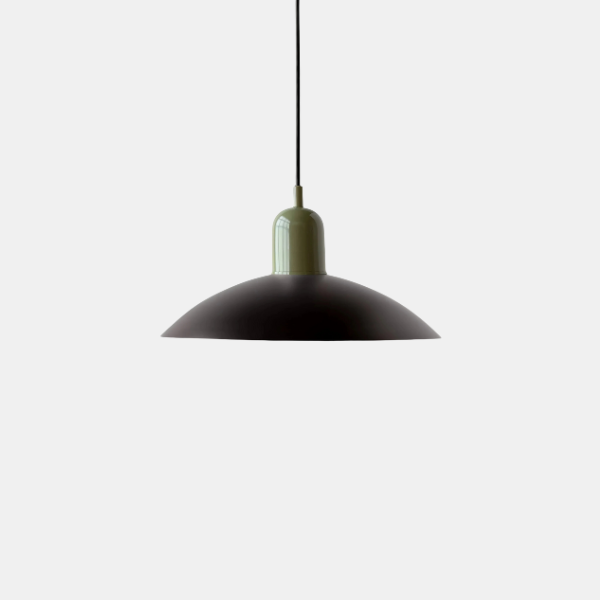 Noordse Groene Metalen Hanglamp Mid Century Moderne Plafondlamp met Zachte Warme Gloed voor Keuken en Eetkamer-Pendant Light-DeWoonVallei-DeWoonVallei