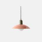 Noordse Groene Metalen Hanglamp Mid Century Moderne Plafondlamp met Zachte Warme Gloed voor Keuken en Eetkamer-Pendant Light-DeWoonVallei-DeWoonVallei