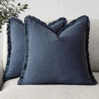 Nordic Frill Katoen Linnen Kussenhoes Zachte Stijl voor Elegante Wooncomfort-Cushions-DeWoonVallei-DeWoonVallei