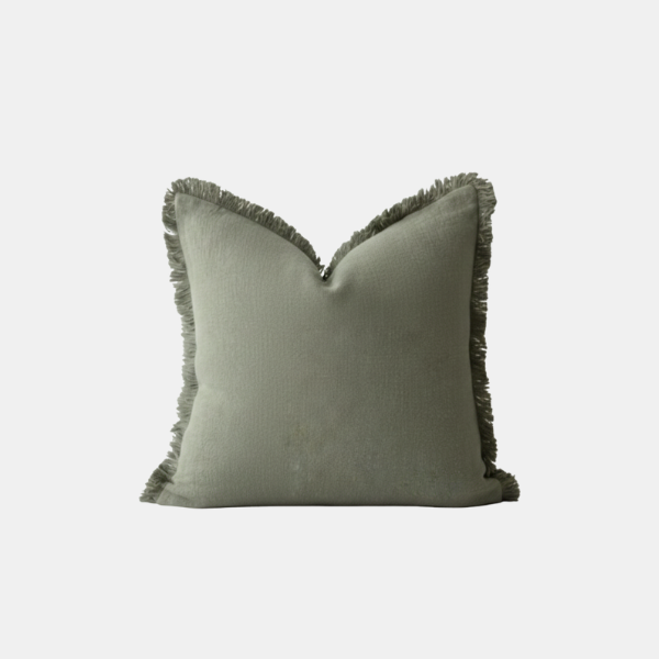 Nordic Frill Katoen Linnen Kussenhoes Zachte Stijl voor Elegante Wooncomfort-Cushions-DeWoonVallei-DeWoonVallei