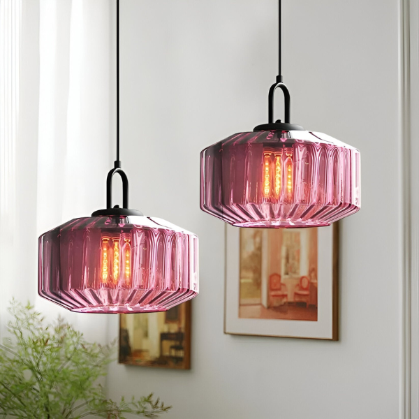 Nordic Retro Glas Hanglamp LED Kroonluchter voor Slaapkamers en Binnenruimtes-Pendant Light-DeWoonVallei-DeWoonVallei