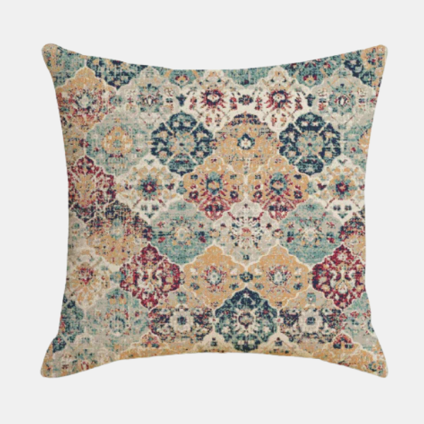 Oosters Kussenhoes Zacht Plush Vintage Patroon Comfort Accessoire-Cushion Cover-DeWoonVallei-DeWoonVallei