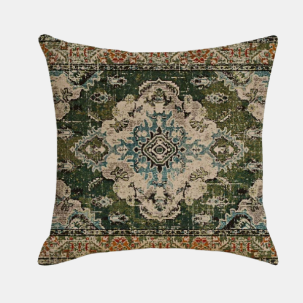 Oosters Kussenhoes Zacht Plush Vintage Patroon Comfort Accessoire-Cushion Cover-DeWoonVallei-DeWoonVallei