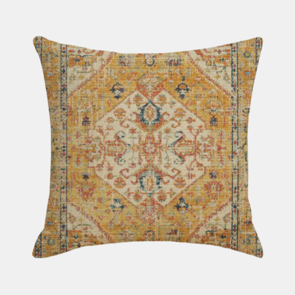 Oosters Kussenhoes Zacht Plush Vintage Patroon Comfort Accessoire-Cushion Cover-DeWoonVallei-DeWoonVallei