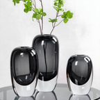Opalescente Kristallen Glazen Vaas Modern Luxe Woondecoratie-Vase-DeWoonVallei-DeWoonVallei