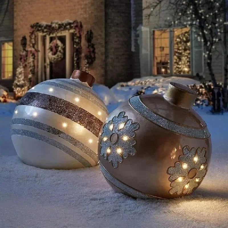 Opblaasbare Kerstbal Decoratie – Duurzaam Ontwerp & Feestelijke Tuinverlichting-Home Decor-DeWoonVallei-DeWoonVallei
