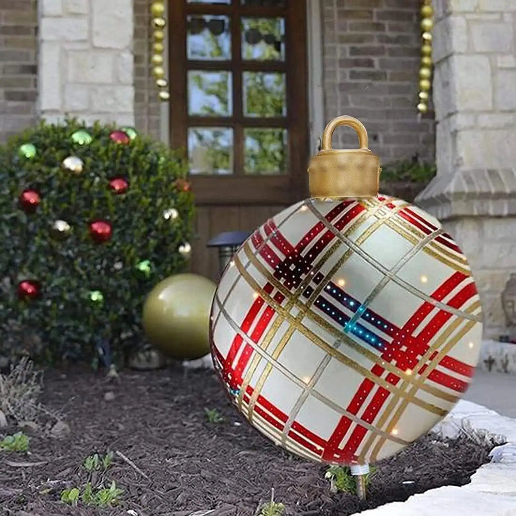 Opblaasbare Kerstbal Decoratie – Duurzaam Ontwerp & Feestelijke Tuinverlichting-Home Decor-DeWoonVallei-G-DeWoonVallei