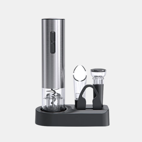 Oplaadbare Elektrische Wijnflesopener Set Handig Elegant Wijnplezier-Corkscrews-DeWoonVallei-DeWoonVallei