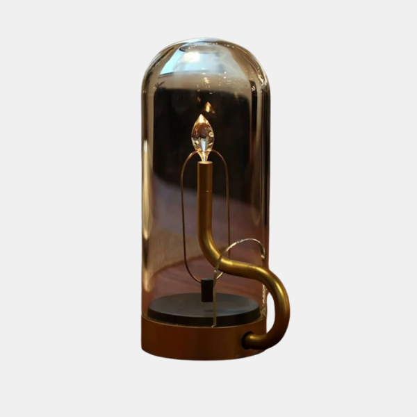 Oplaadbare LED Vlam Lamp Elegante Draagbare Sfeerverlichting-Table Lamps-DeWoonVallei-Goud-DeWoonVallei