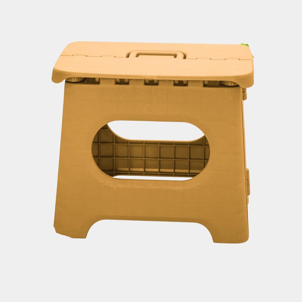 Opvouwbare Draagbare Kruk met Handgreep – Stevig, Compact & Veilig voor Elke Dag-Home & Living-DeWoonVallei-Oranje-Middelgroot-DeWoonVallei