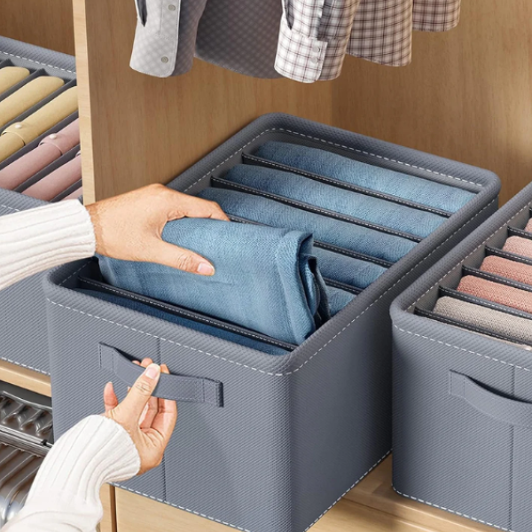 Opvouwbare Kast Organizer Duurzame Ladeopberger voor Jeans Broeken en Tops-Closet Organizers-DeWoonVallei-DeWoonVallei