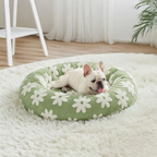 Orthopedisch Hondenbed Bloemenruit Design Ondersteunend Comfort-Pet Beds & Cushions-DeWoonVallei-DeWoonVallei
