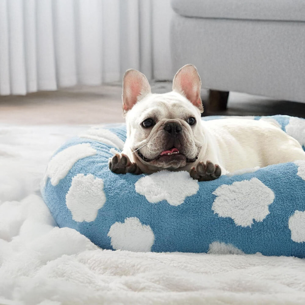 Orthopedisch Hondenbed Bloemenruit Design Ondersteunend Comfort-Pet Beds & Cushions-DeWoonVallei-DeWoonVallei