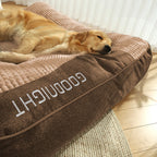 Orthopedisch Hondenbed met Nekkussen – Luxe Comfort & Afneembare Wasbare Hoes-Pet beds-DeWoonVallei-DeWoonVallei