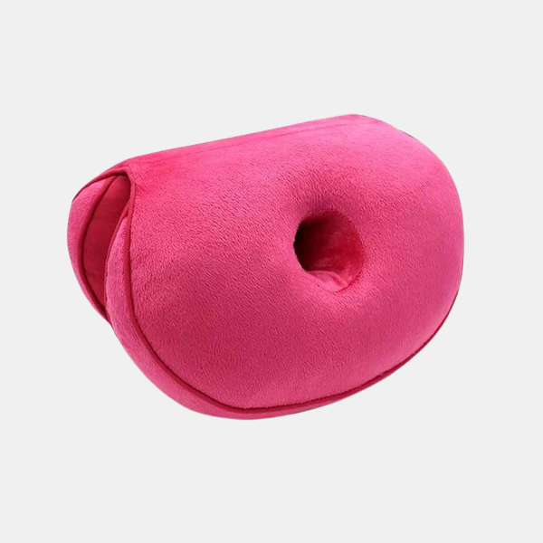 Orthopedisch Zitkussen voor Heup- en Rugcomfort Ergonomische Ondersteuning-Pillow-DeWoonVallei-Rood-DeWoonVallei
