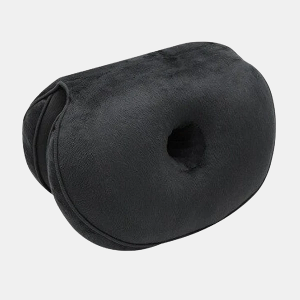Orthopedisch Zitkussen voor Heup- en Rugcomfort Ergonomische Ondersteuning-Pillow-DeWoonVallei-Zwart-DeWoonVallei