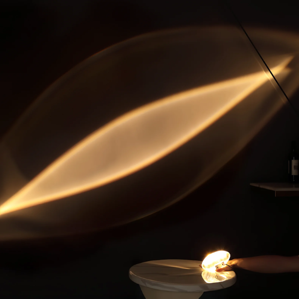 Ovale Kristallen Tafellamp Sfeervol LED-licht voor Rustige en Elegante Ruimtes-Table lamp-DeWoonVallei-DeWoonVallei