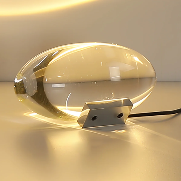 Ovale Kristallen Tafellamp Sfeervol LED-licht voor Rustige en Elegante Ruimtes-Table lamp-DeWoonVallei-DeWoonVallei