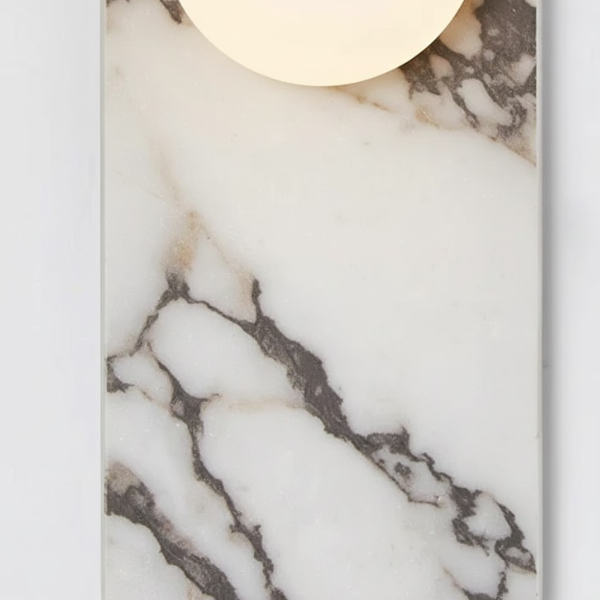 Perla Marmeren Wandlamp Elegante Opaline Sfeerverlichting Luxe Design-Wall Lights-DeWoonVallei-DeWoonVallei
