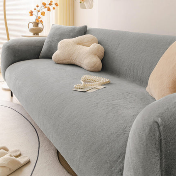Pluche Bankbeschermer Ultra Zacht Volledige Bedekking Bankhoes voor Comfort en Meubelzorg-Sofa & Furniture Protectors-DeWoonVallei-DeWoonVallei