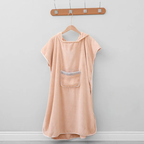 Pluche Comfortabele Badjas met Kap voor Ultiem Comfort en Warmte-bathrobe-DeWoonVallei-Beige-DeWoonVallei