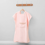 Pluche Comfortabele Badjas met Kap voor Ultiem Comfort en Warmte-bathrobe-DeWoonVallei-Roze-DeWoonVallei