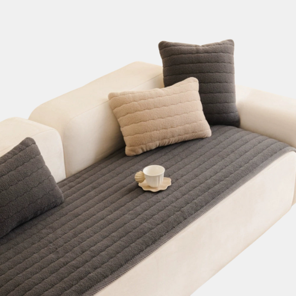 Pluche Dikke Bankhoes Zachte Microvezel Antislip Huisdiervriendelijk-Sofa Covers-DeWoonVallei-DeWoonVallei