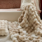 Pluche Reisdeken met Draagbare Warmte – Zachte Luxe voor Bank, Bed & Onderweg-Blanket-DeWoonVallei-DeWoonVallei