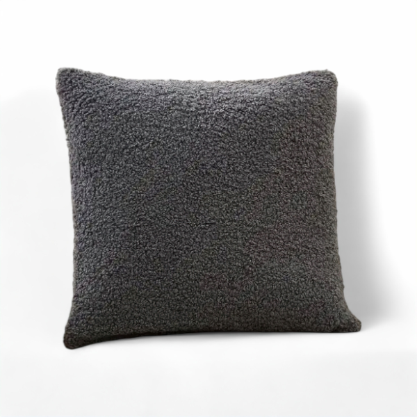 Pluche Zachte Kussenhoes Voor Comfortabel en Elegant Interieur-Cushion Cover-DeWoonVallei-Grijs-30 x 50 cm-DeWoonVallei