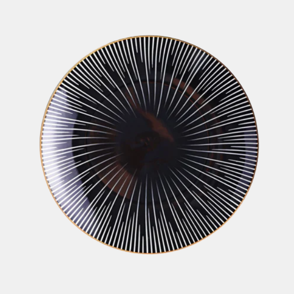 Porseleinen Geometrische Borden Modern Design voor Elegant Dineren-Dinnerware-DeWoonVallei-Maanlicht-15 cm-DeWoonVallei
