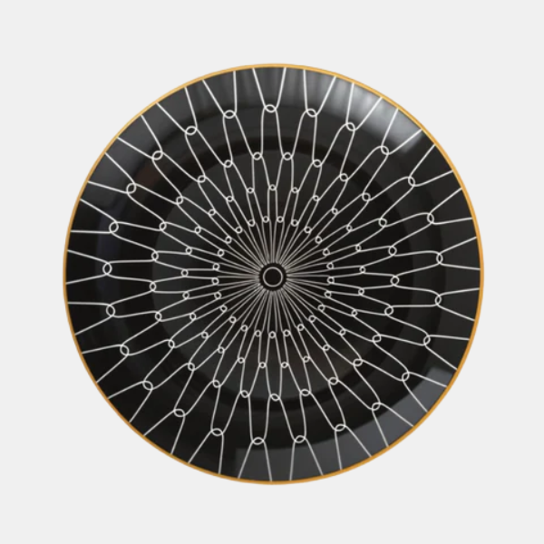Porseleinen Geometrische Borden Modern Design voor Elegant Dineren-Dinnerware-DeWoonVallei-Parabool-15 cm-DeWoonVallei