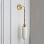 Porseleinen Wandlamp Modern Messing Zacht Gloeiend Licht-Wall Light-DeWoonVallei-22 cm-A-Messing-DeWoonVallei