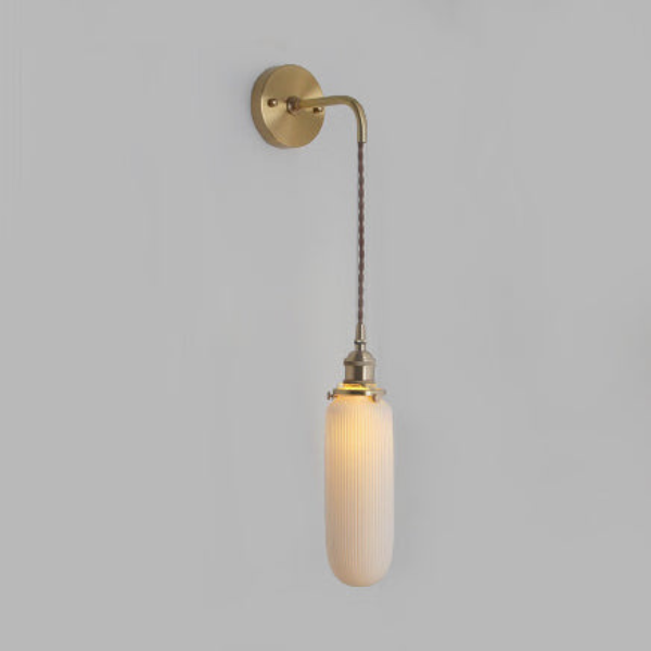 Porseleinen Wandlamp Modern Messing Zacht Gloeiend Licht-Wall Light-DeWoonVallei-DeWoonVallei