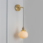 Porseleinen Wandlamp Modern Messing Zacht Gloeiend Licht-Wall Light-DeWoonVallei-DeWoonVallei