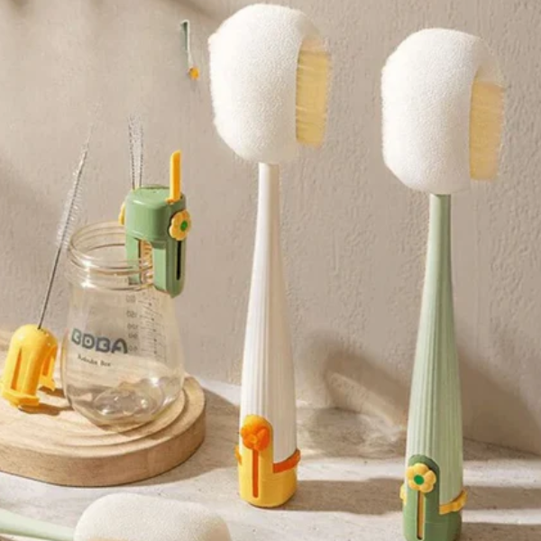 Praktische 5 in 1 Flessenreiniger met Multi Borstel Ontwerp voor Diepe Reiniging-Cleaning Materials-DeWoonVallei-DeWoonVallei