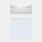 Precisie Detailkwast voor Fijn Schilderen en Creatief Werk-Art Materials-DeWoonVallei-11 Wit-DeWoonVallei